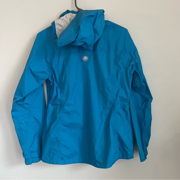 Marmot Hooded Front Zip Waterproof Rain Jacket - Picture 5 of 9